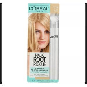 L'Oreal Paris Magic Root Rescue Permanent Hair Color, Light Blonde 9